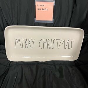 Rae Dunn Merry Christmas Rectangular Tray